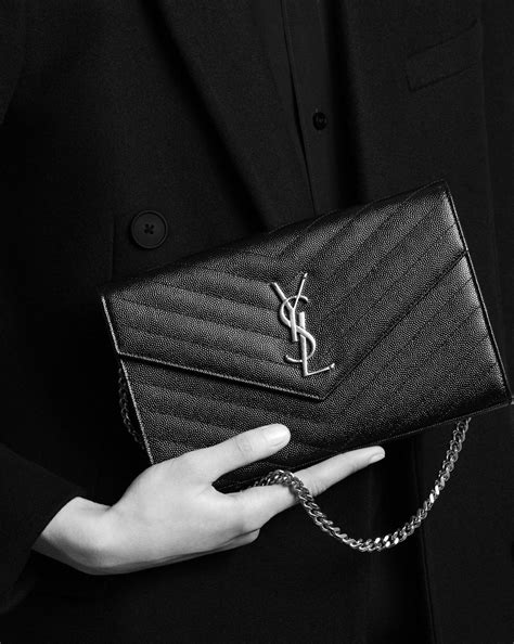 fke ysl monogramme chain wallet|YSL chain wallet authenticity.